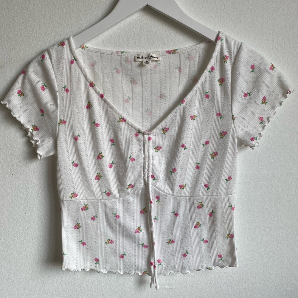 Lovely for love and lemons crop top